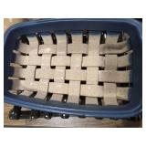 Handmade basket dishes and dish