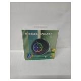 Waterproof shower speaker with LEDS red