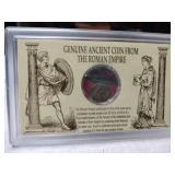 Genuine coin from the Roman empire