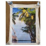 3 photos printed on canvas 26x19