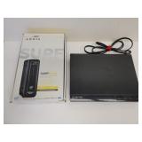 Sony DVD Player, Arris Surf modem & wi-fi router