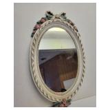 Vintage Wall Mirror 21in