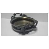 Silver plated Nut bowl with nut branch handles