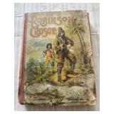 Antique Robinson Crusoe book