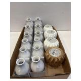 Candle holders and mini vases