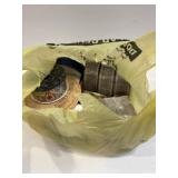 Variety ribbons, holder, and some string