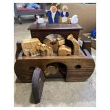 Hand built wooden Noah