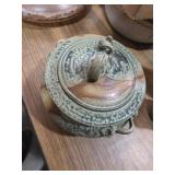 Covered Cooking Dish Handmade and signed