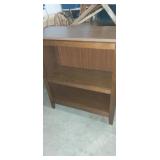 Small wooden bookshelf 31x14x36in