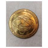 1964 peace through New York world Fair token