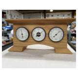 13x6.5 solid wood weather station