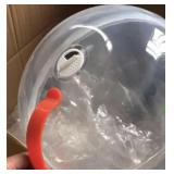 New VENTED! Microwave Food Cover with handle &