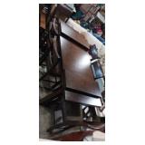 Long dinning high table with 6 matching chairs x2