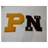 P & N  63 Letterman patches