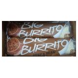 Case of 12 beef and bean big burritos