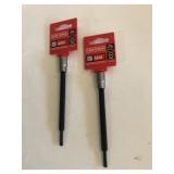 2-Craftsman 1/4 in 4MM hex sockets