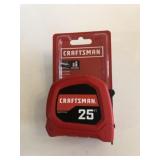 Craftsman 25 ft tape measure