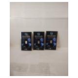 3 Benchmark .999 Fine Silver Each 1