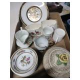 Group of Oriental China plates