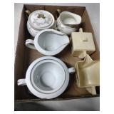 China sugar and creamer containers