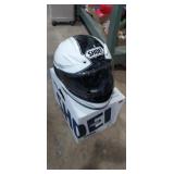 Shoei motorcycle helmet XXL white and black
