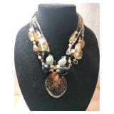 Handmade beaded necklace