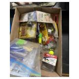 Lot of fishing, lures and tackle