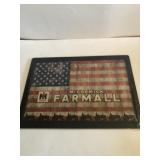 12 in x 17 in metal Farmall flag sign