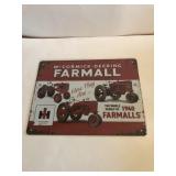 12 in x 16 in Farmall sign