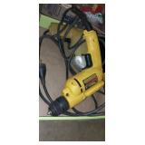 Dewalt and black and decker corded electric drill
