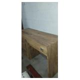 Small laminate office desk 51x18x31in