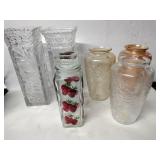 Glass vases
