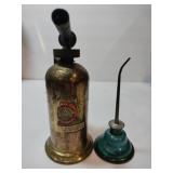Alcohol torch and oil dispenser