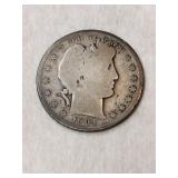 1904 Barber half dollar