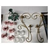 Candle wall sconces l