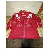 Mens H Bar C "Arrowhead" western shirt. Size XXL.