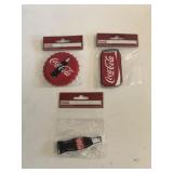3 Coca-Cola magnets
