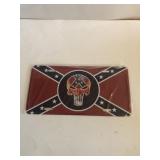 6 in x 12 in metal Punisher license plate