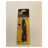 CAT folding knife w/bottle opener