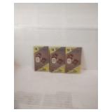 3 Benchmark .999 Fine Silver Each 1