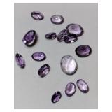 15 purple simulated gems