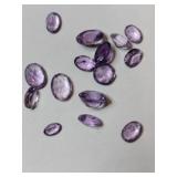 15 purple simulated gems