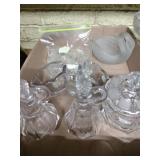 Candy dish vinegar dispensers swan