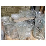 Crystal pitcher ,glasses,
