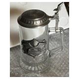 Harley-Davidson beer stein w/ pewter lid & emblem