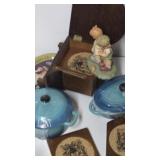 Vintage piano coaster set & Goebel 1996