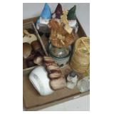 Vtg Lefton, willow, metal cracker barrel cup &