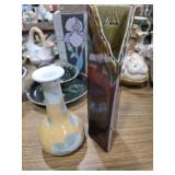 2 bud vases handmade and signed