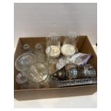 Glass lot. Jars, vases, home decor