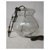 Vintage clear glass shade